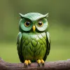 Green owl